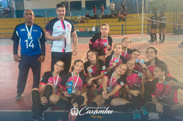 Vôlei Feminino de Caxambu conquista vice-campeonato nos Jogos Abertos