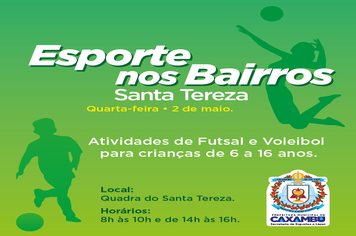 Esporte nos Bairros – Santa Tereza