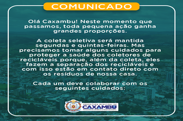 Comunicado Coleta Seletiva