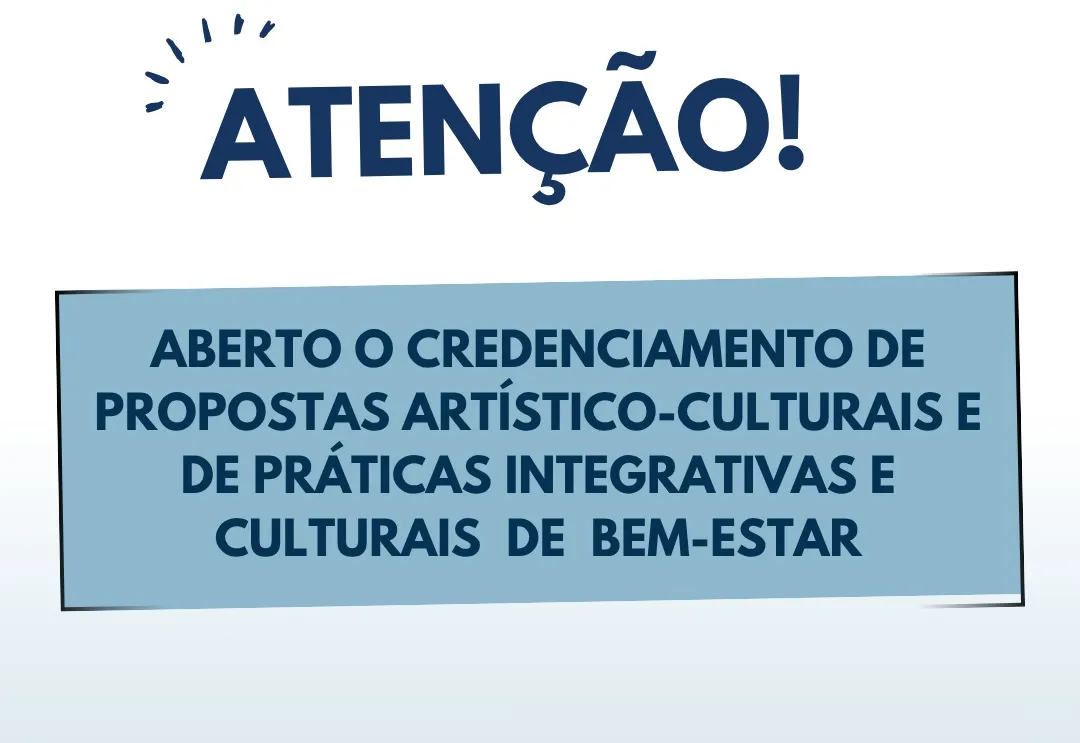 ✨ CREDENCIAMENTO ABERTO ✨