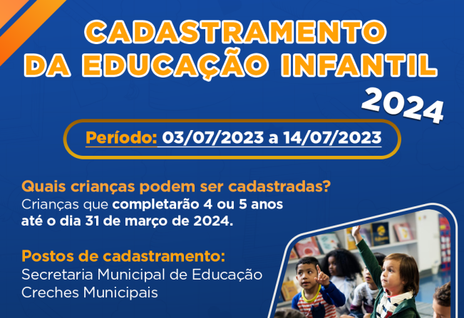 Cadastramento da Educação Infantil