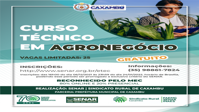 CURSO TÉCNICO EM AGRONEGÓCIO