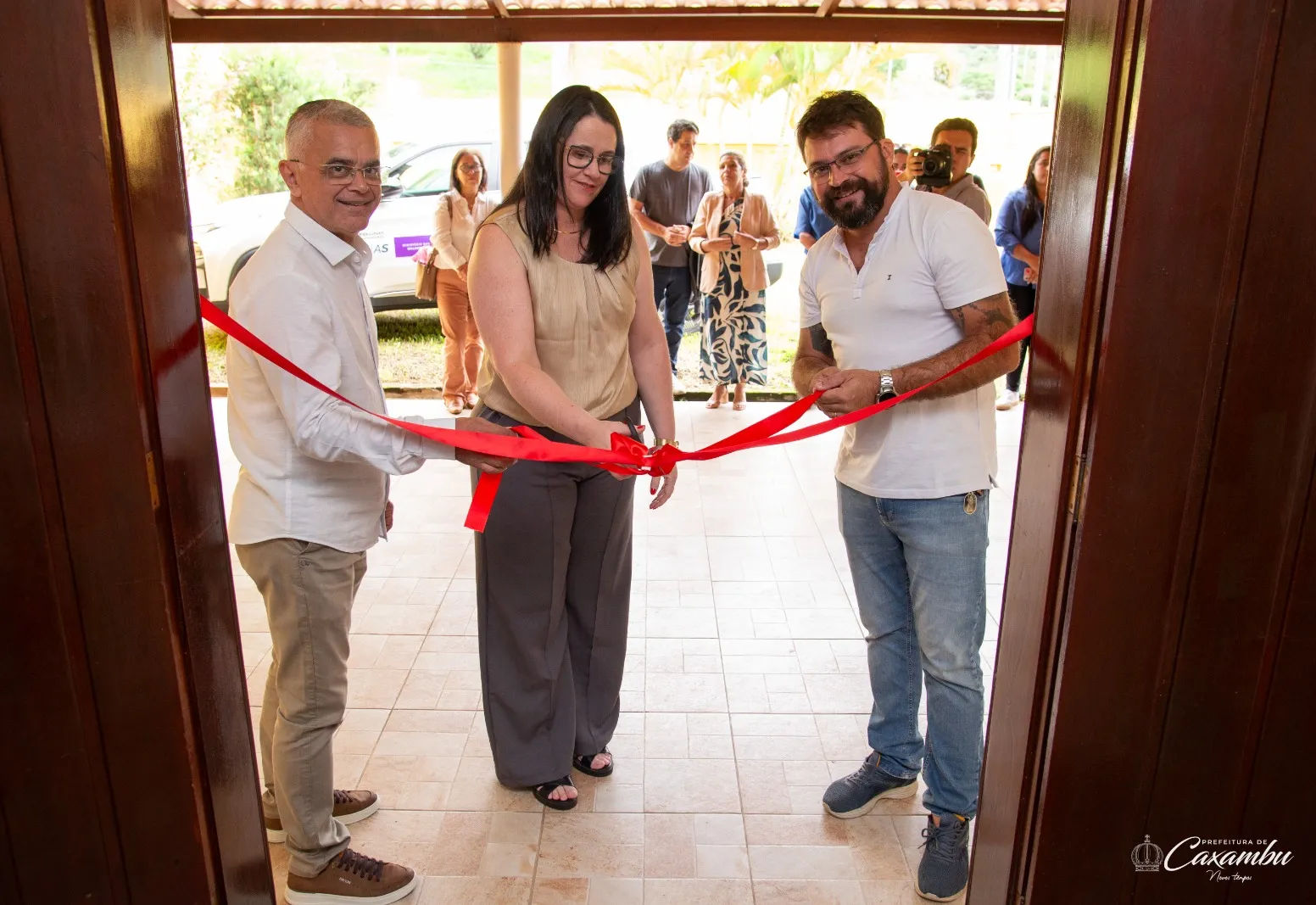 Inauguração da sede da Central de Cadastro Único e Programas Sociais e do Centro de Referência de Assistência Social (CREAS).