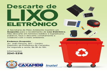 DESCARTE DE LIXO ELETRÔNICO