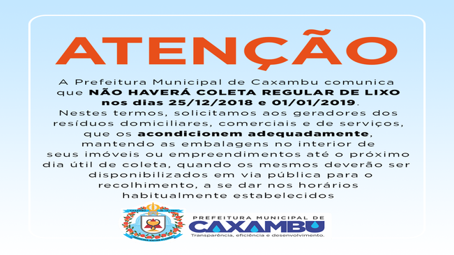 ATENÇÃO