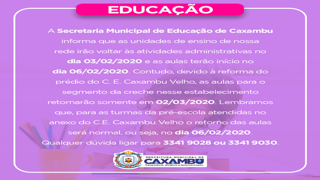 Informativo.