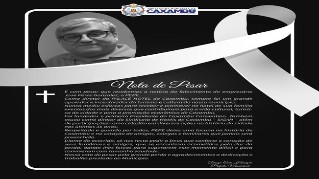 NOTA DE PESAR