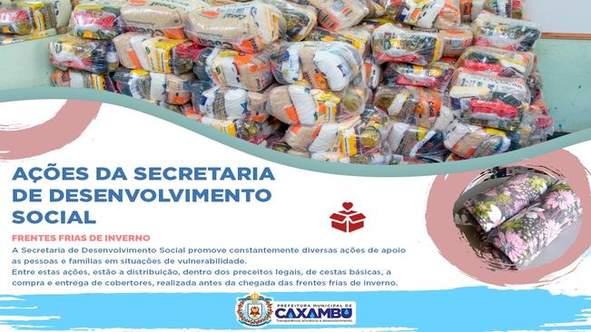 AÇÕES DA SECRETARIA DE DESENVOLVIMENTO SOCIAL