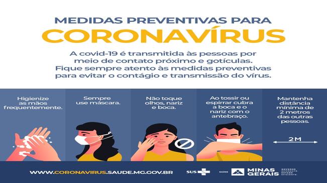 COVID 19 – MOMENTO DE AUMENTAR OS CUIDADOS